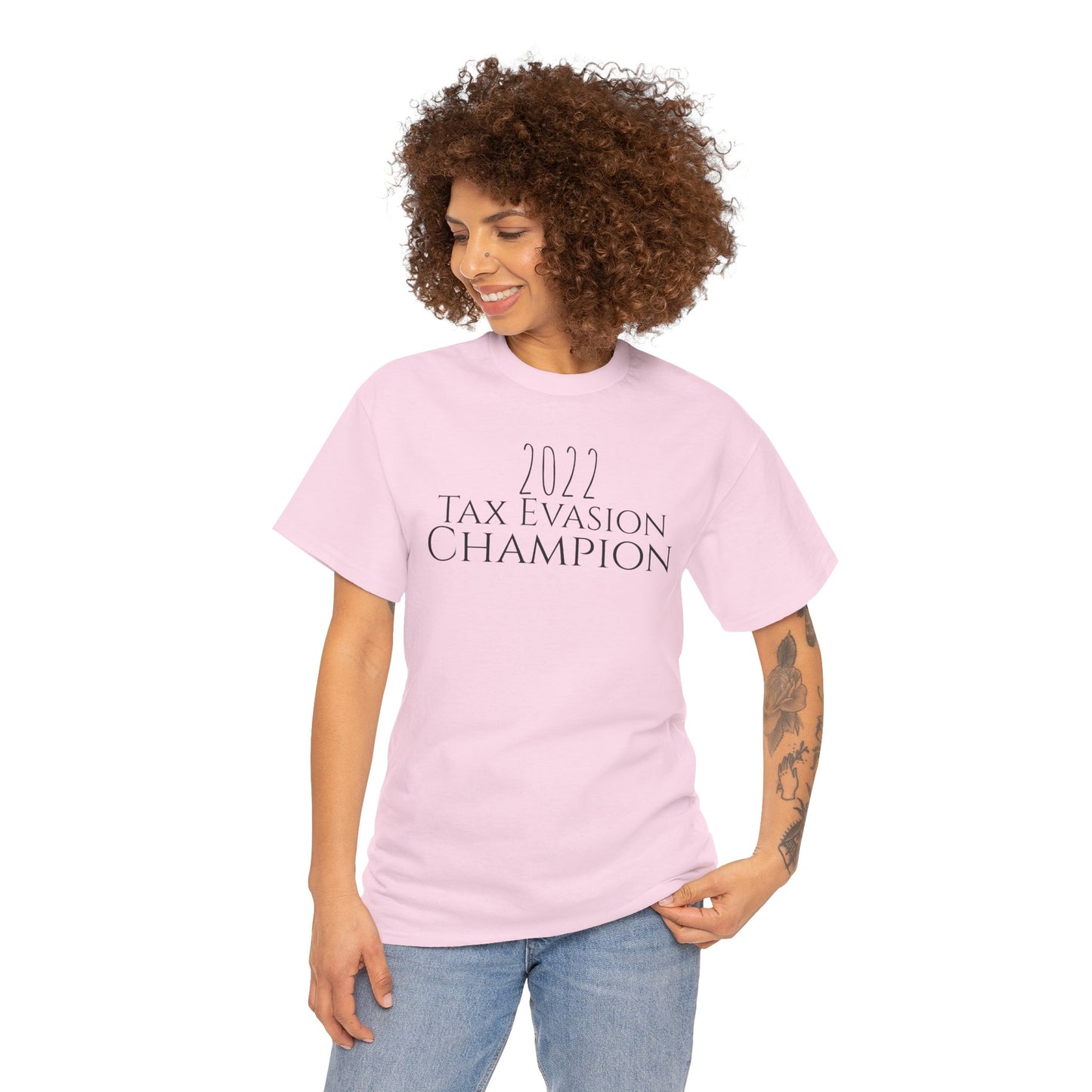 2022 Tax Evasion Champion - Unisex Heavy Cotton Tee