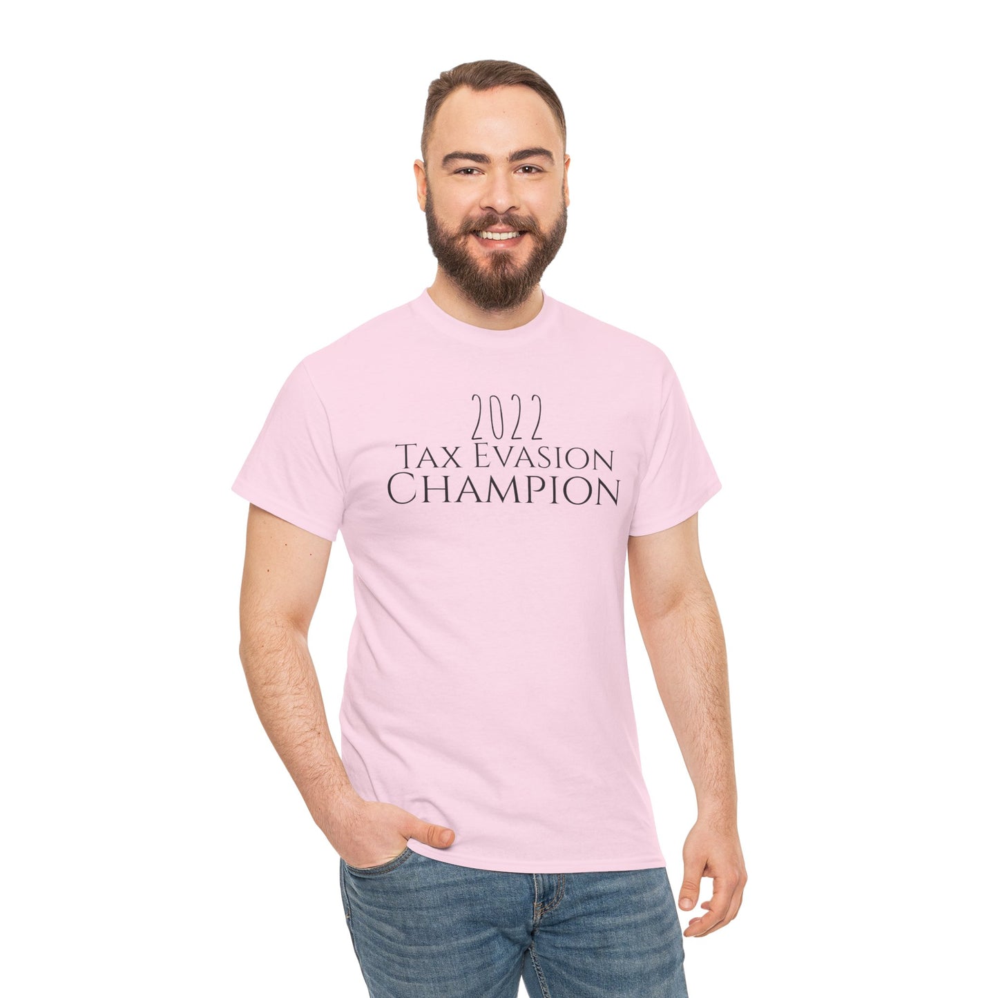 2022 Tax Evasion Champion - Unisex Heavy Cotton Tee