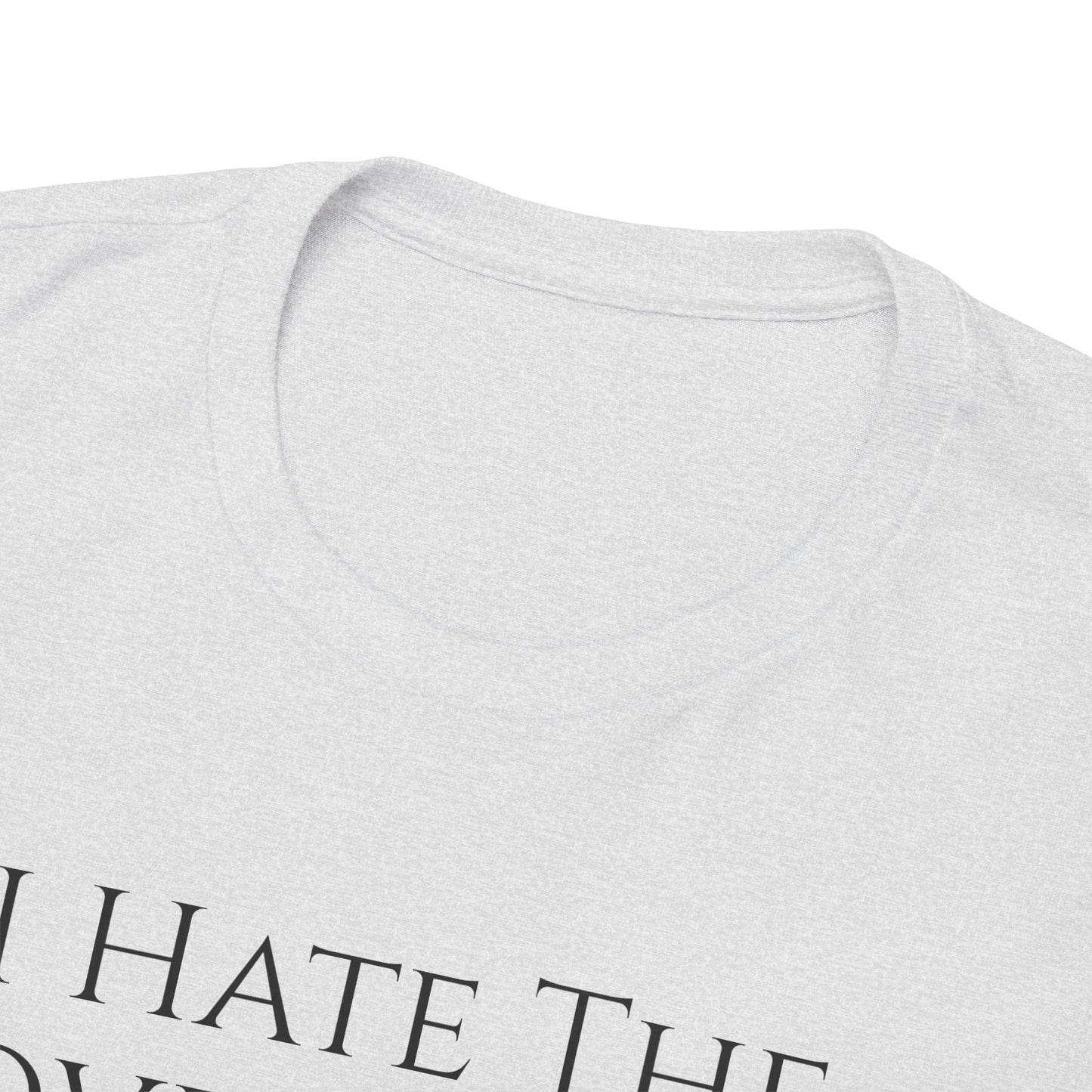 I Hate The Government (Extra Colors) - Unisex Heavy Cotton Tee