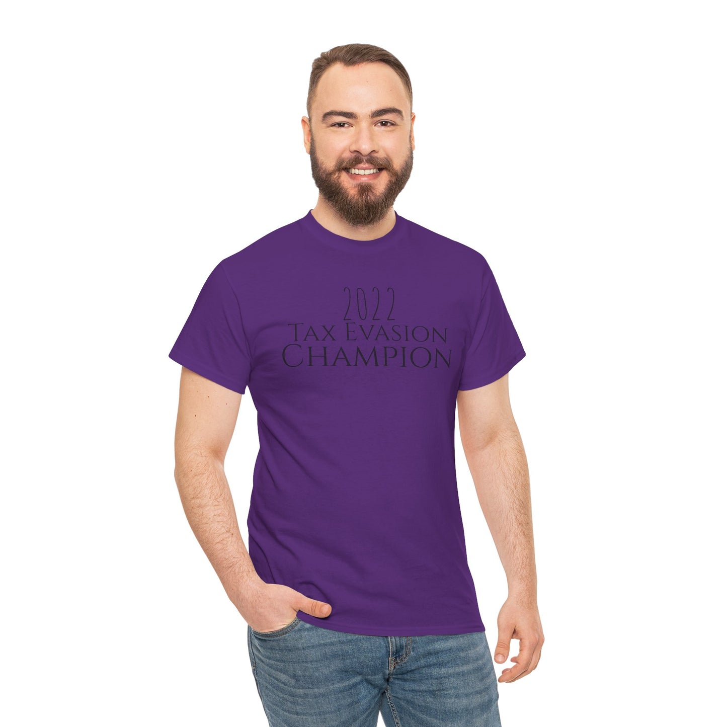 2022 Tax Evasion Champion - Unisex Heavy Cotton Tee