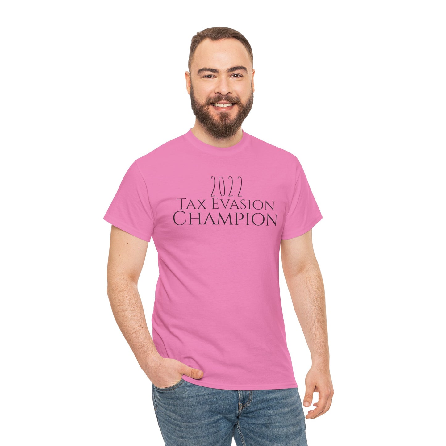 2022 Tax Evasion Champion - Unisex Heavy Cotton Tee