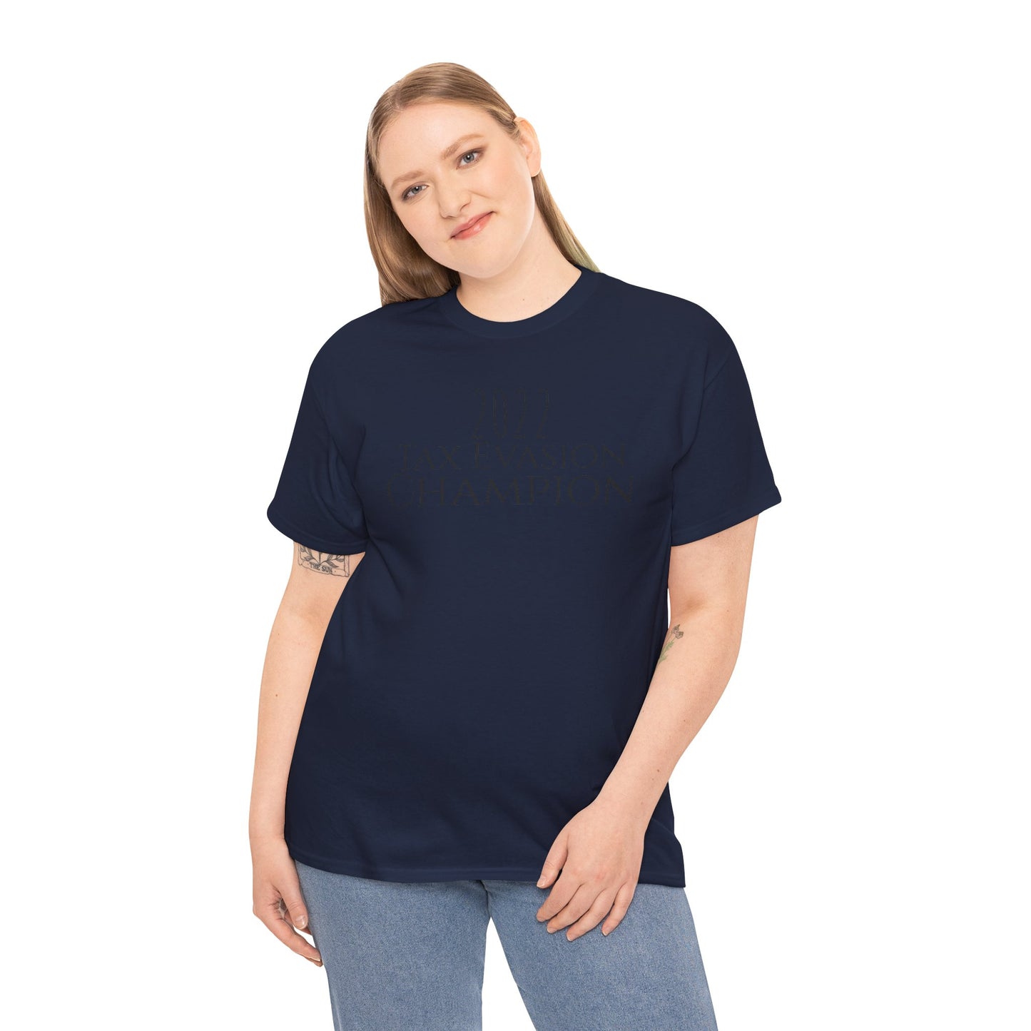 2022 Tax Evasion Champion - Unisex Heavy Cotton Tee