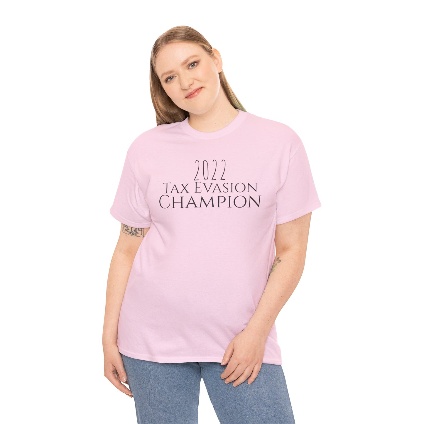 2022 Tax Evasion Champion - Unisex Heavy Cotton Tee