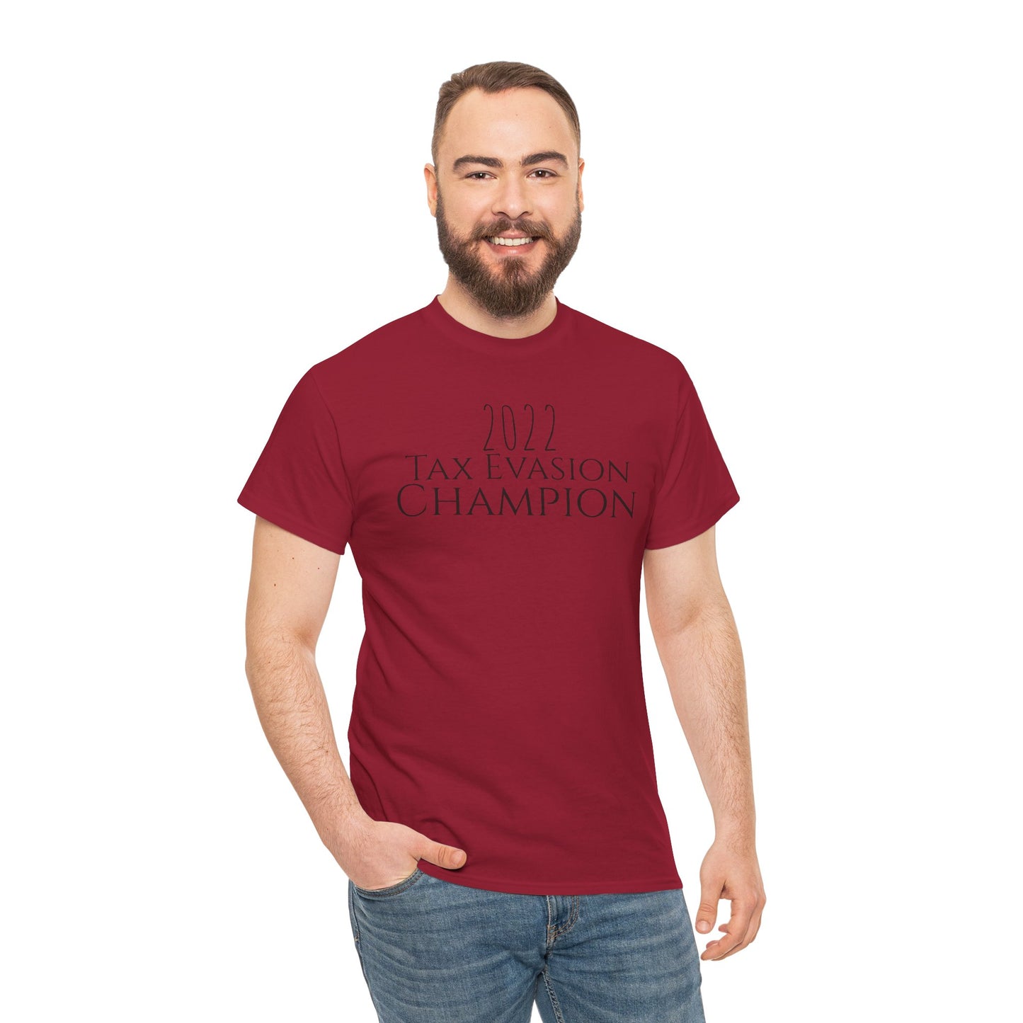 2022 Tax Evasion Champion - Unisex Heavy Cotton Tee