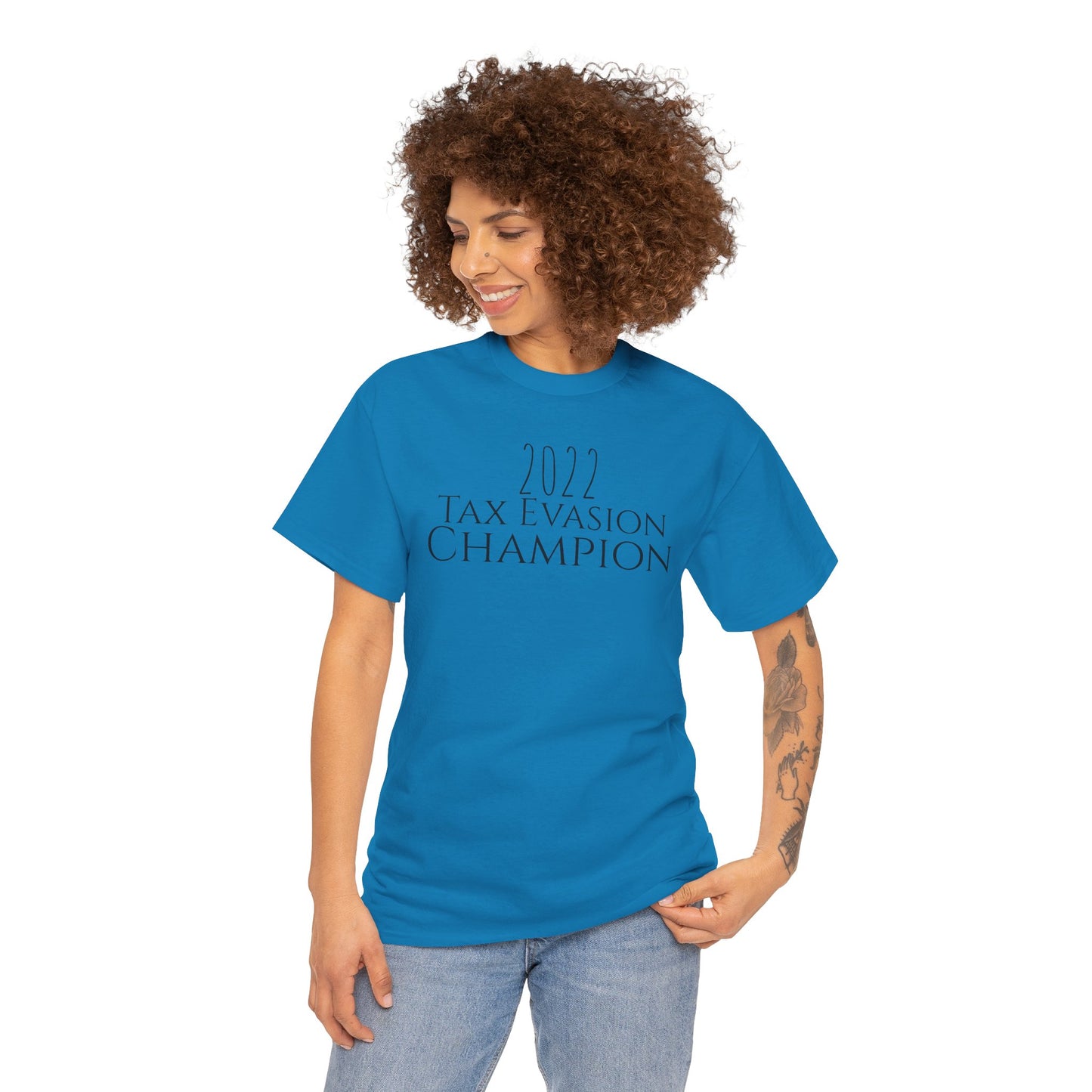 2022 Tax Evasion Champion - Unisex Heavy Cotton Tee