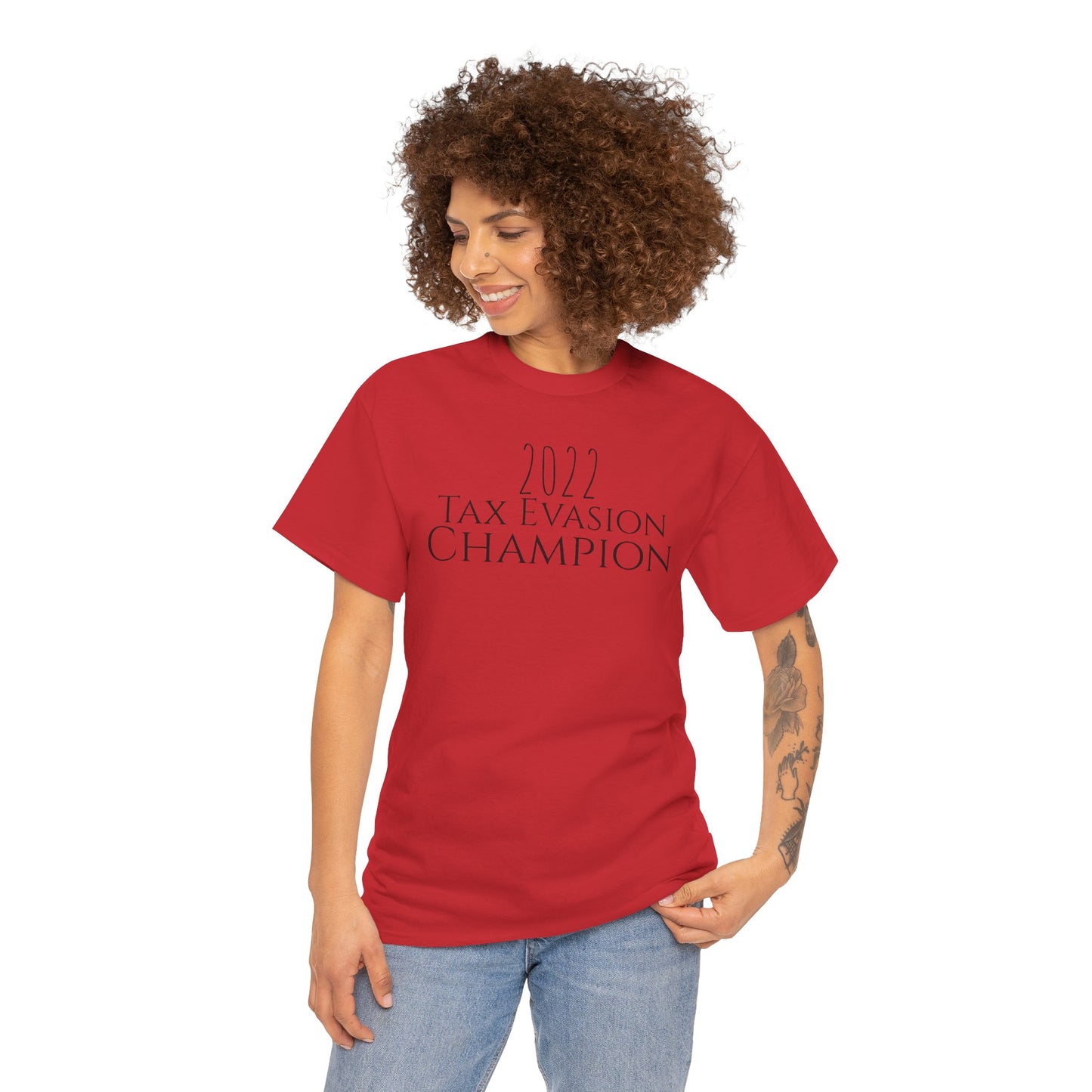 2022 Tax Evasion Champion - Unisex Heavy Cotton Tee