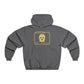 YELLOW 3D Patriot Logo with Guillotine - Men's  Hooded Sweatshirt