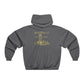 YELLOW 3D Patriot Small Logo with Guillotine - Men's  Hooded Sweatshirt