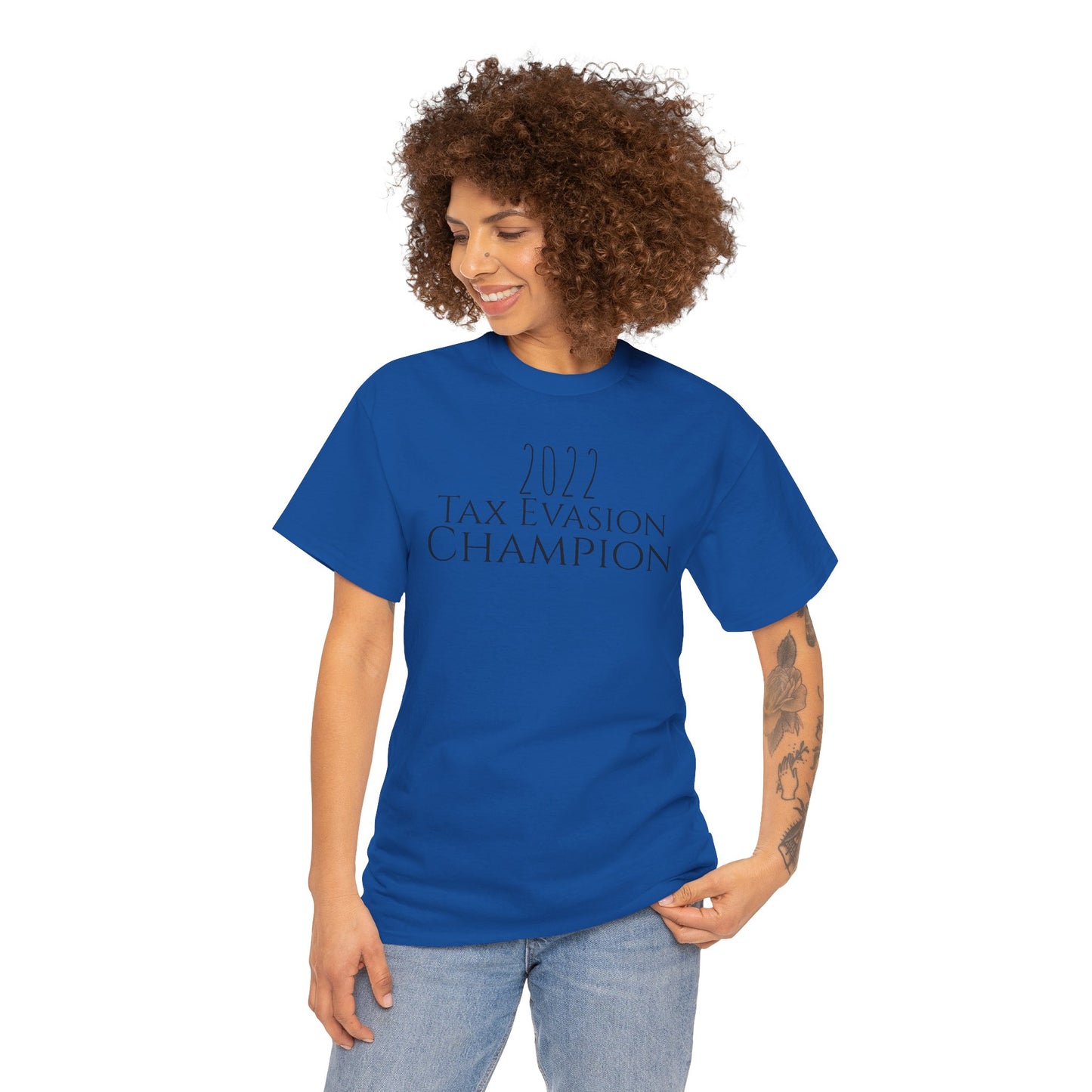 2022 Tax Evasion Champion - Unisex Heavy Cotton Tee