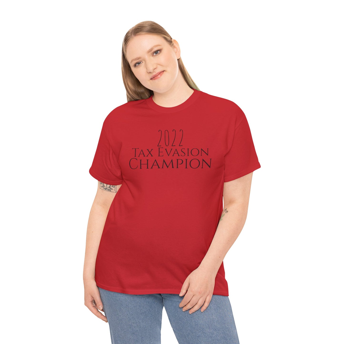 2022 Tax Evasion Champion - Unisex Heavy Cotton Tee
