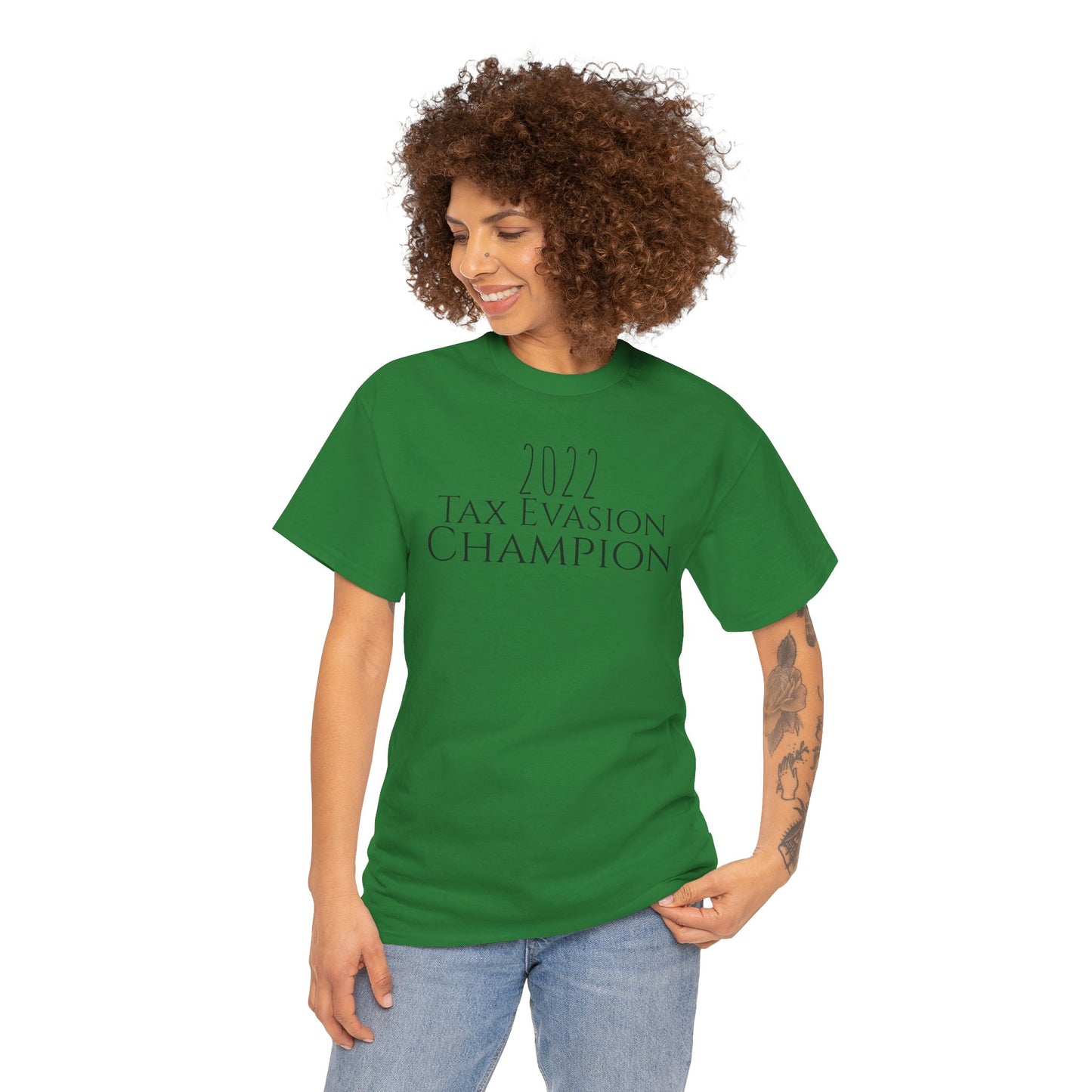 2022 Tax Evasion Champion - Unisex Heavy Cotton Tee