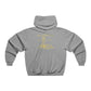 YELLOW 3D Patriot Small Logo with Guillotine - Men's  Hooded Sweatshirt