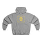 YELLOW 3D Patriot Logo with Guillotine - Men's  Hooded Sweatshirt