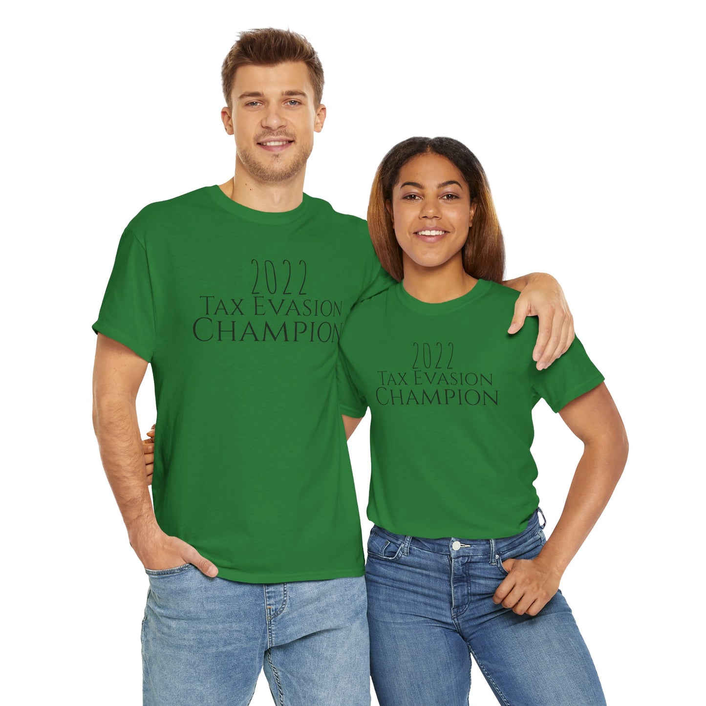 2022 Tax Evasion Champion - Unisex Heavy Cotton Tee