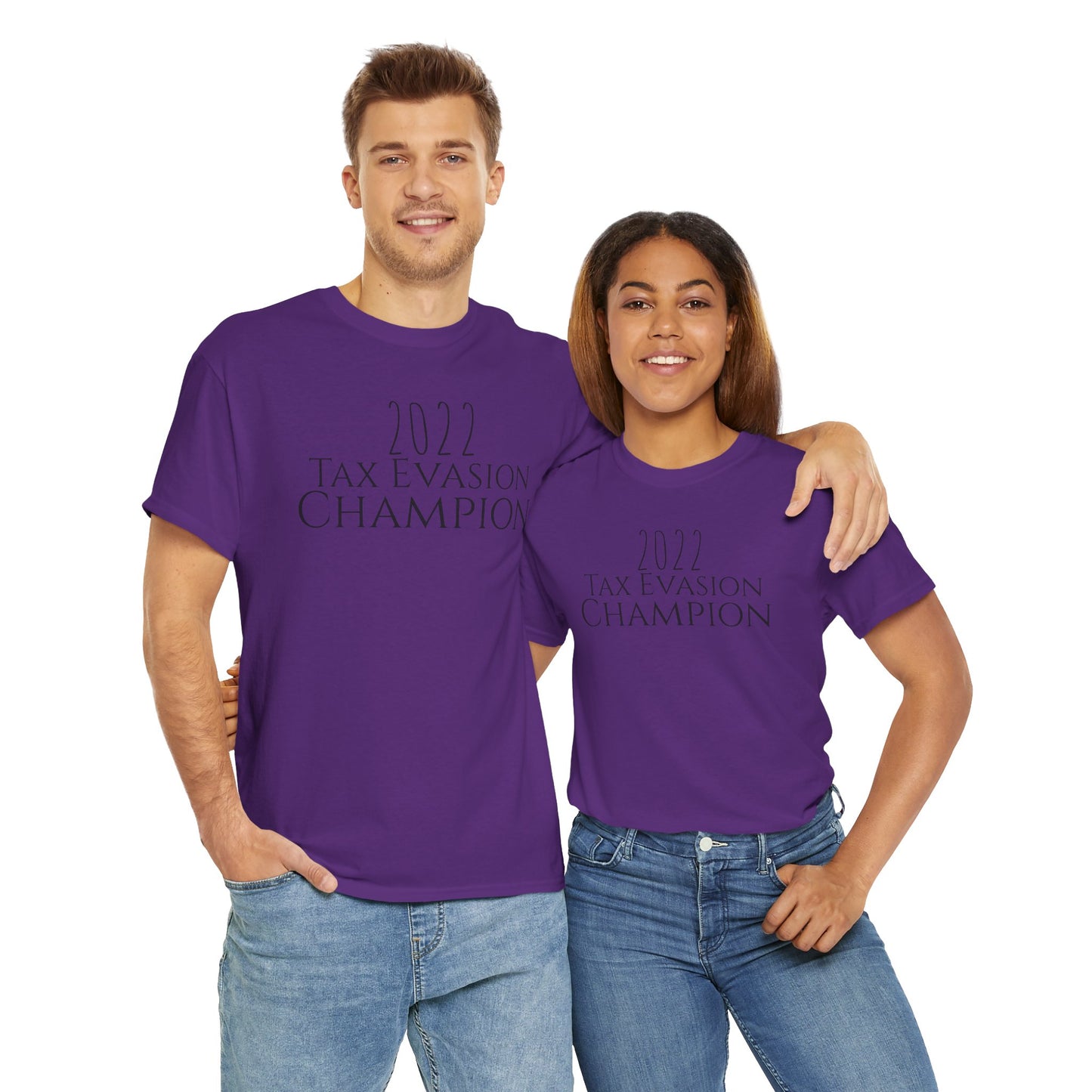 2022 Tax Evasion Champion - Unisex Heavy Cotton Tee