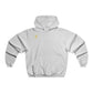 YELLOW 3D Patriot Small Logo with Guillotine - Men's  Hooded Sweatshirt