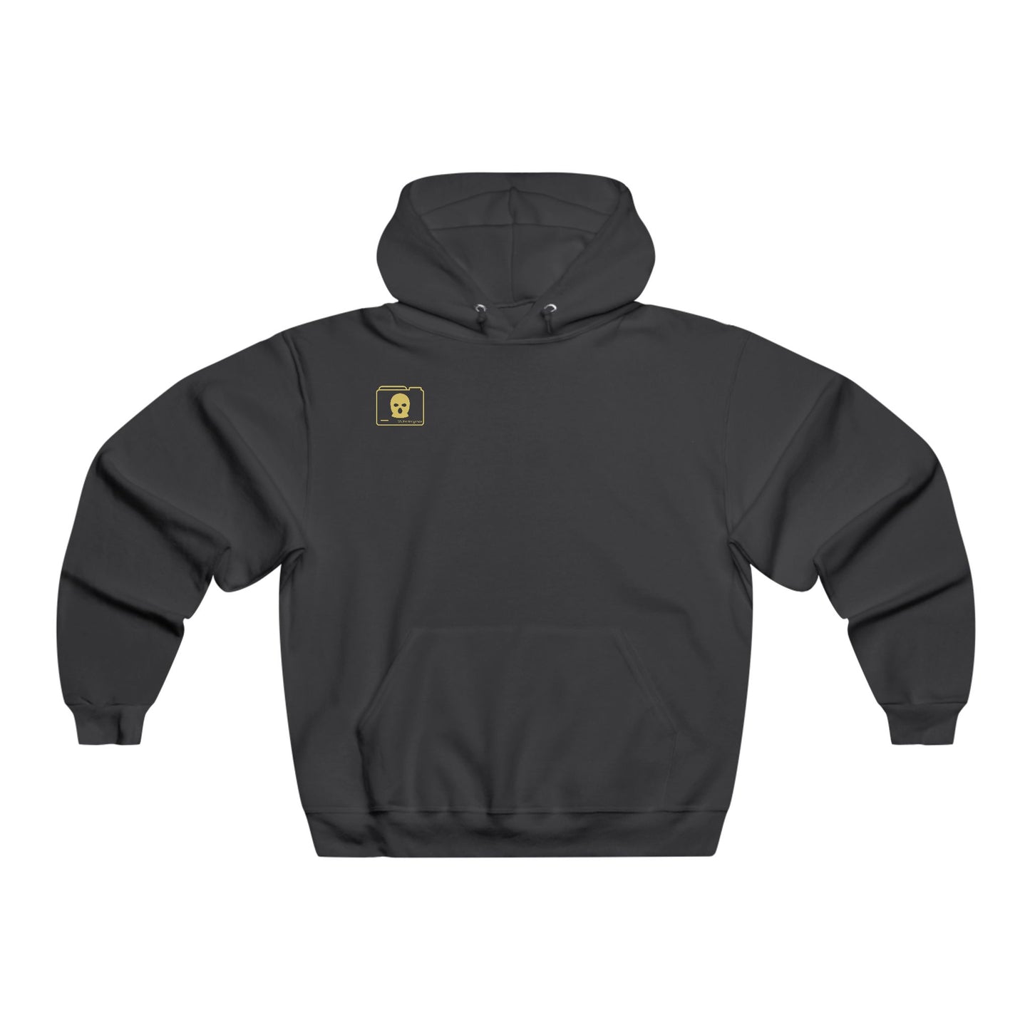 YELLOW 3D Patriot Small Logo with Guillotine - Men's  Hooded Sweatshirt