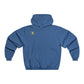 YELLOW 3D Patriot Small Logo with Guillotine - Men's  Hooded Sweatshirt