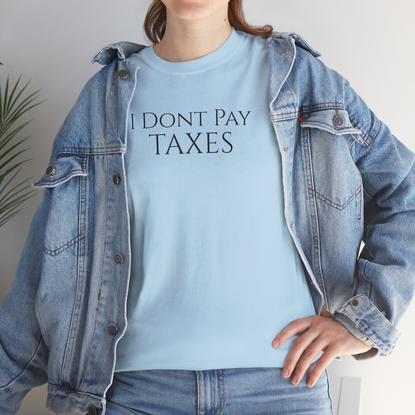 I Dont Pay TAXES (Extra Colors) - Unisex Heavy Cotton Tee