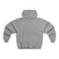 YELLOW 3D Patriot Small Logo with Guillotine - Men's  Hooded Sweatshirt