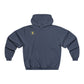 YELLOW 3D Patriot Small Logo with Guillotine - Men's  Hooded Sweatshirt