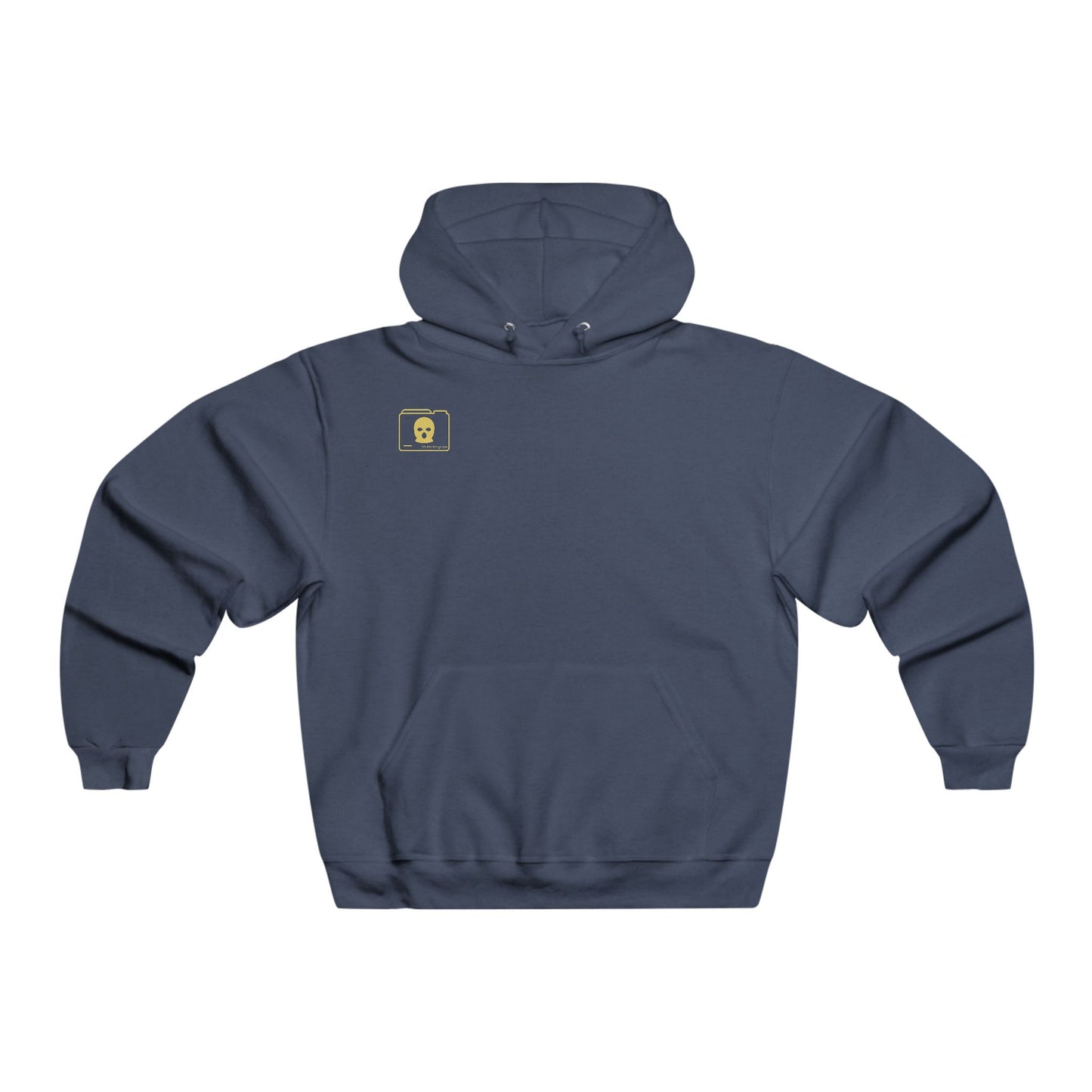 YELLOW 3D Patriot Small Logo with Guillotine - Men's  Hooded Sweatshirt