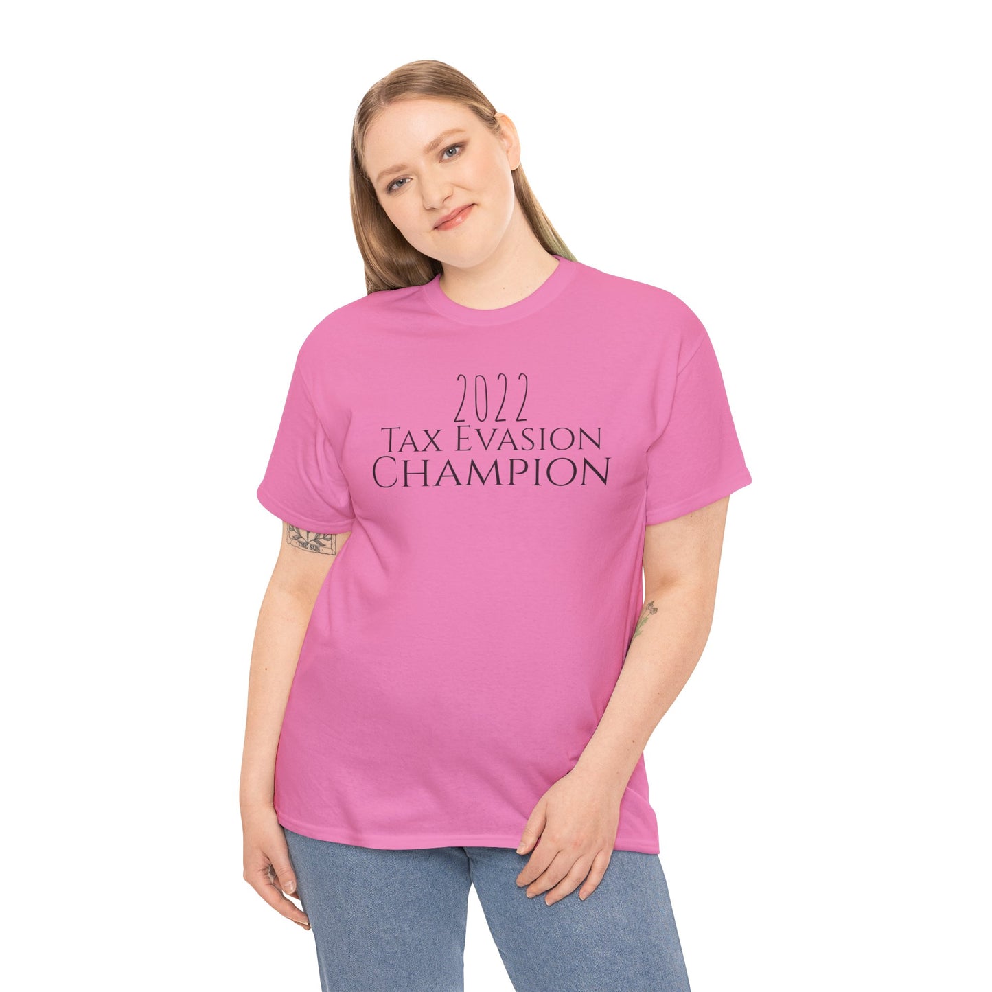2022 Tax Evasion Champion - Unisex Heavy Cotton Tee