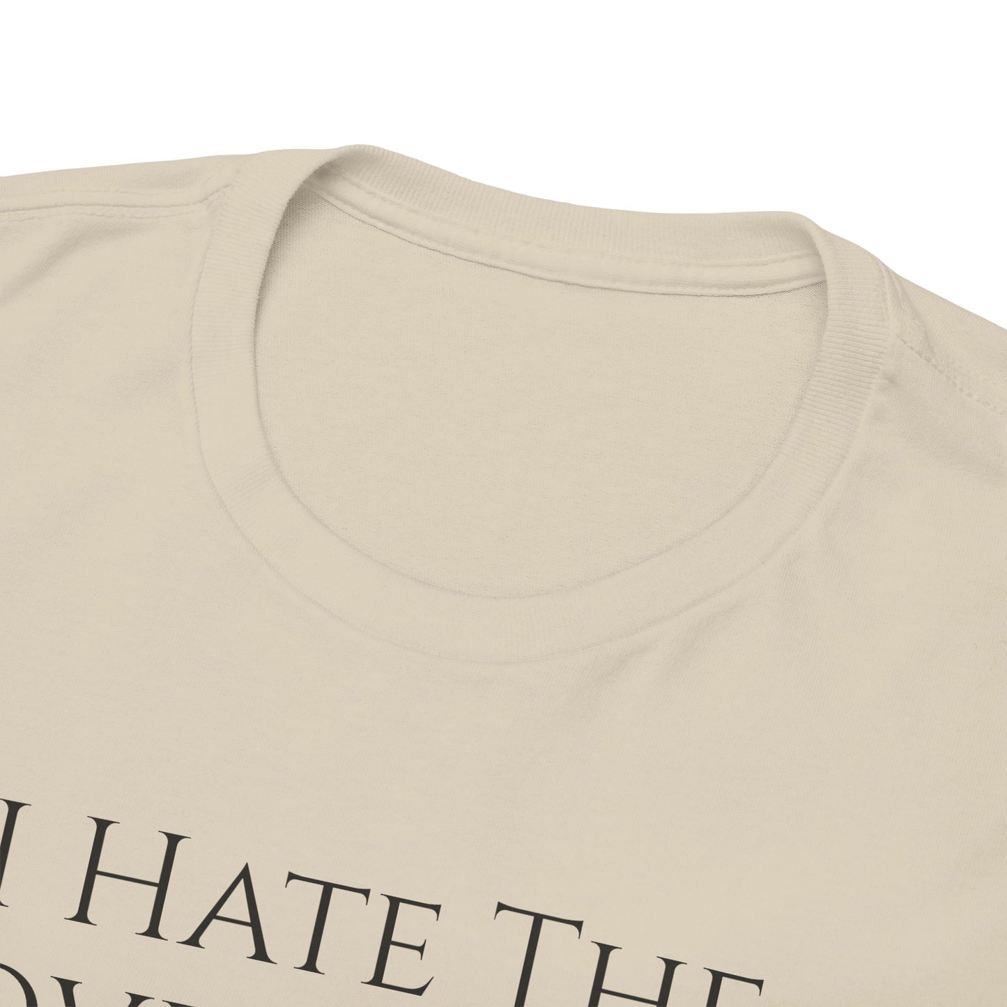 I Hate The Government (Extra Colors) - Unisex Heavy Cotton Tee