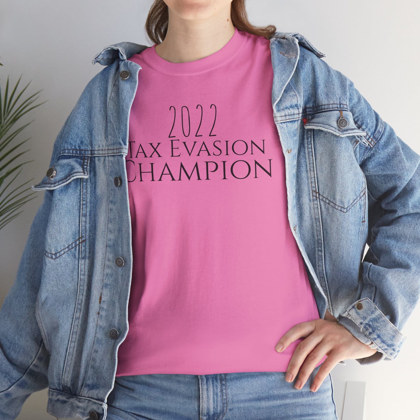 2022 Tax Evasion Champion - Unisex Heavy Cotton Tee