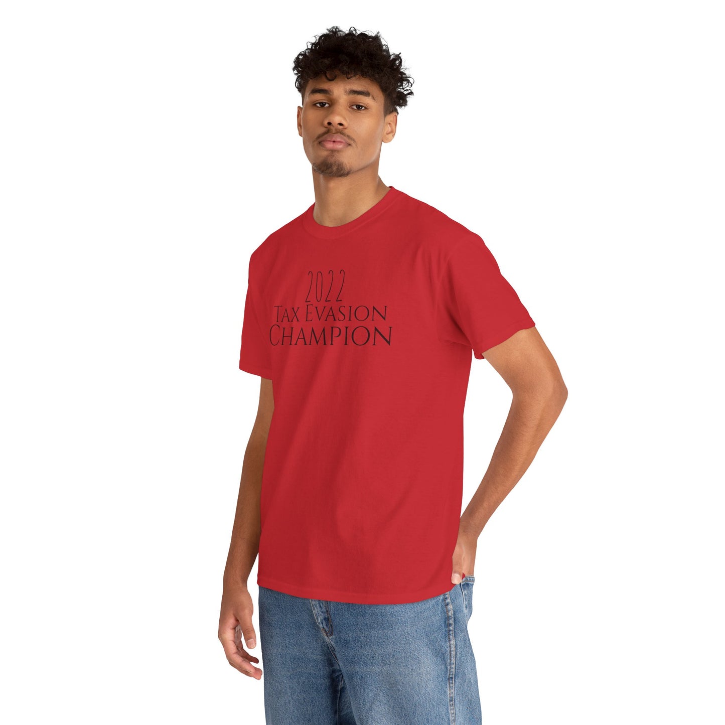 2022 Tax Evasion Champion - Unisex Heavy Cotton Tee