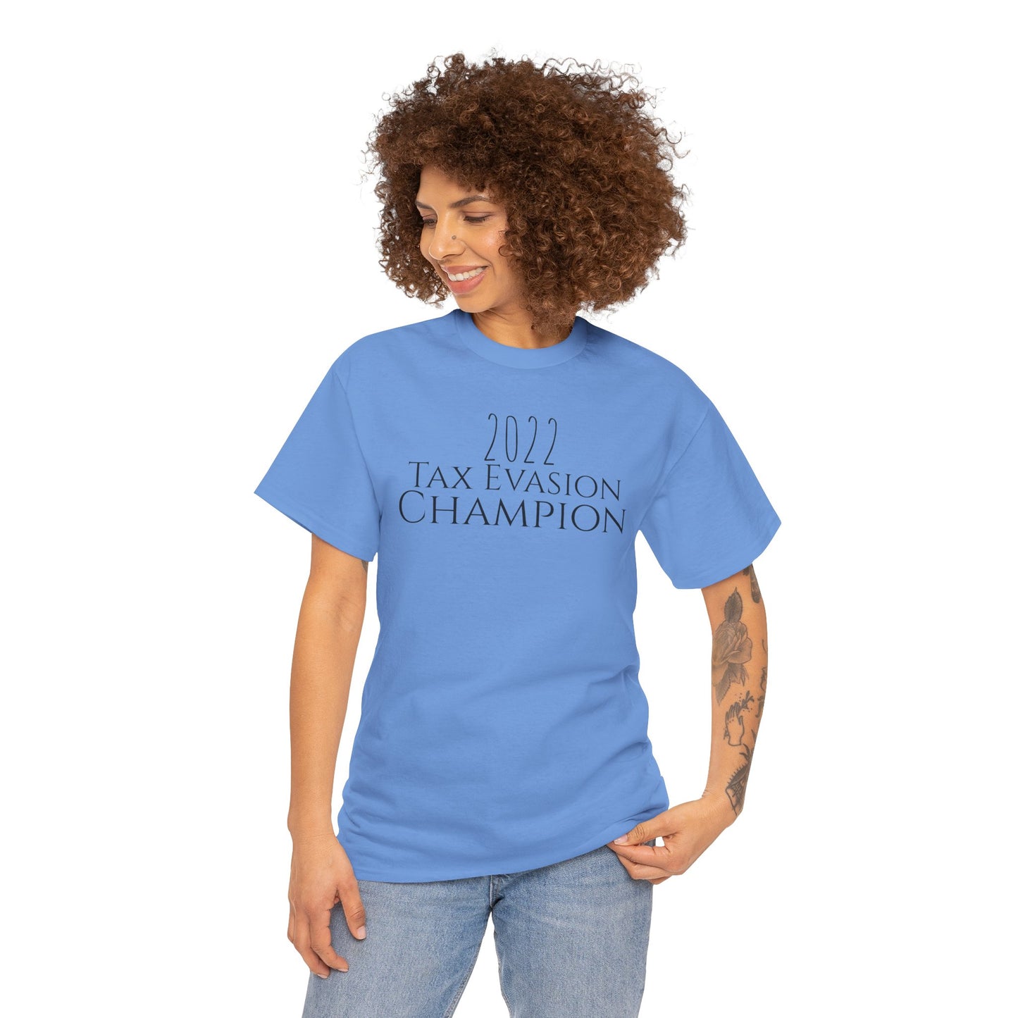 2022 Tax Evasion Champion - Unisex Heavy Cotton Tee