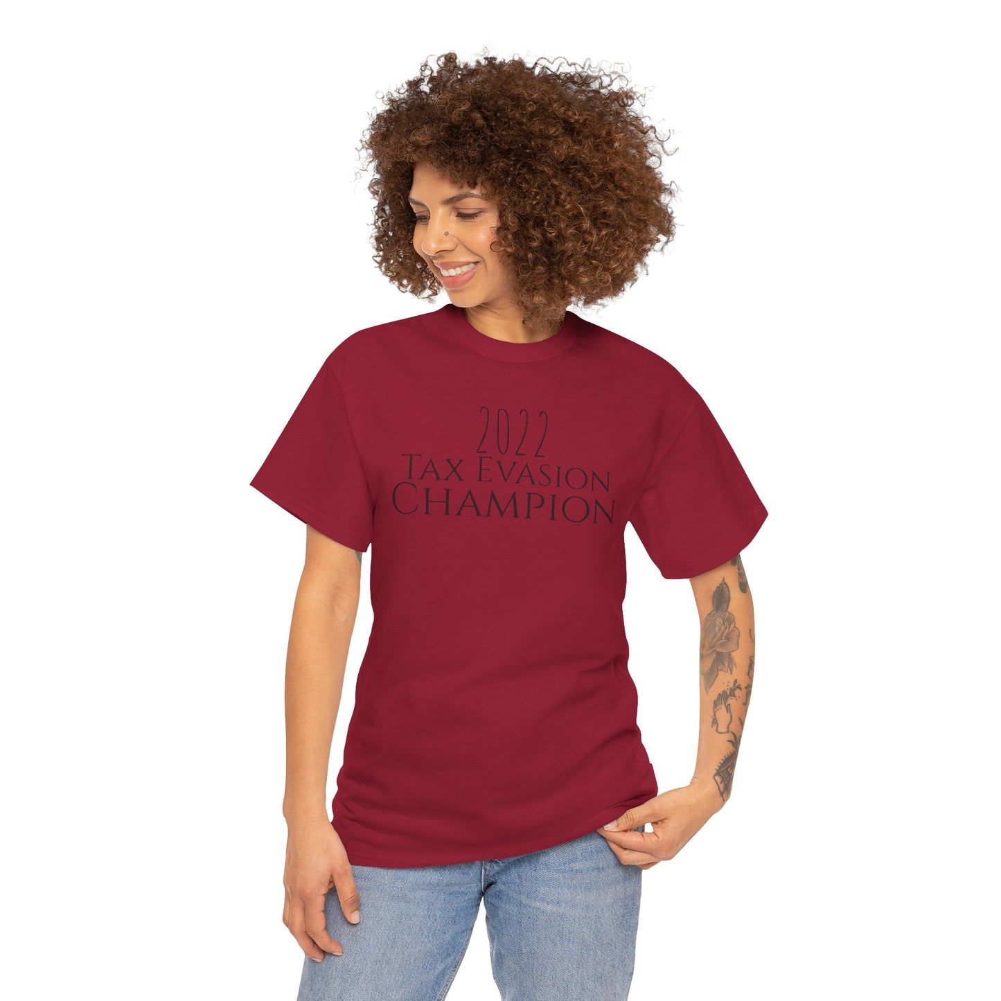 2022 Tax Evasion Champion - Unisex Heavy Cotton Tee
